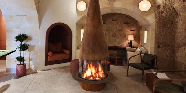 Hursan Funnel Corten takka